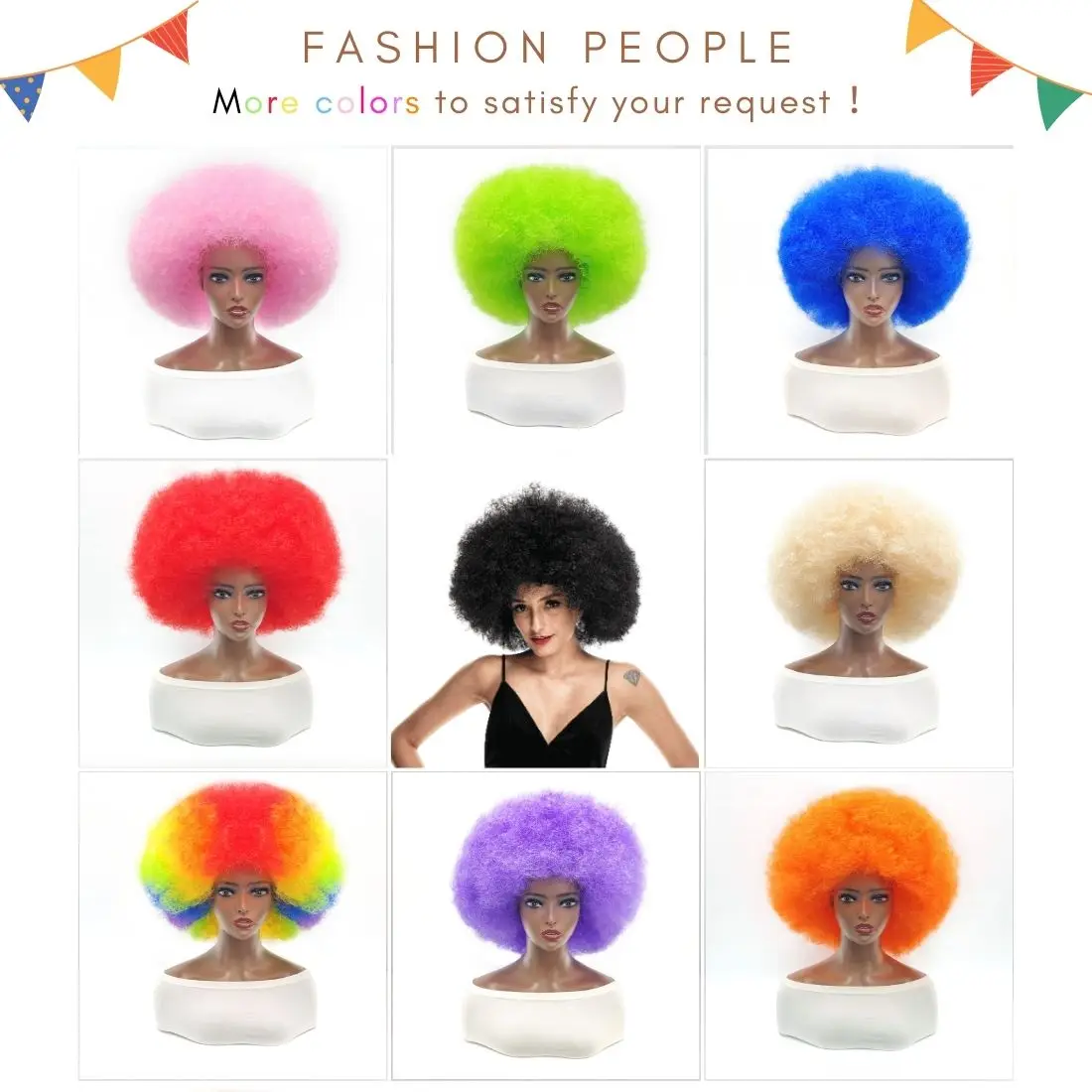 Synthetic 70s Afro Curly Wigs for Black Women Glueless Wear Soft Black Large Bouncy Natural Looking Full for Daily Party Use
Synthetic 70s Afro Curly Wigs for Black Women Glueless Wear Soft Black Large Bouncy Natural Looking Full for Daily Party Use