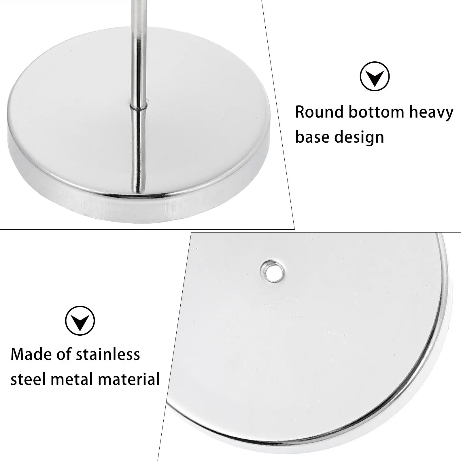 2 Pcs Metal Receipt Holder Spike Paper Inserter Memo Fork Desk Restaurant Hotel Kitchen Card Note Organizer
2 Pcs Metal Receipt Holder Spike Paper Inserter Memo Fork Desk Restaurant Hotel Kitchen Card Note Organizer
