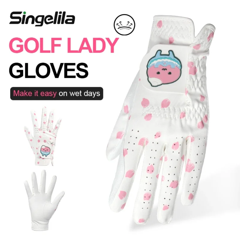 Korean and Japanese Golf Gloves Cartoon Tree Leaf Women's Microfiber Wear Resistant Sports Golf Gloves Non-slip and Breathable
Korean and Japanese Golf Gloves Cartoon Tree Leaf Women's Microfiber Wear Resistant Sports Golf Gloves Non-slip and Breathable
