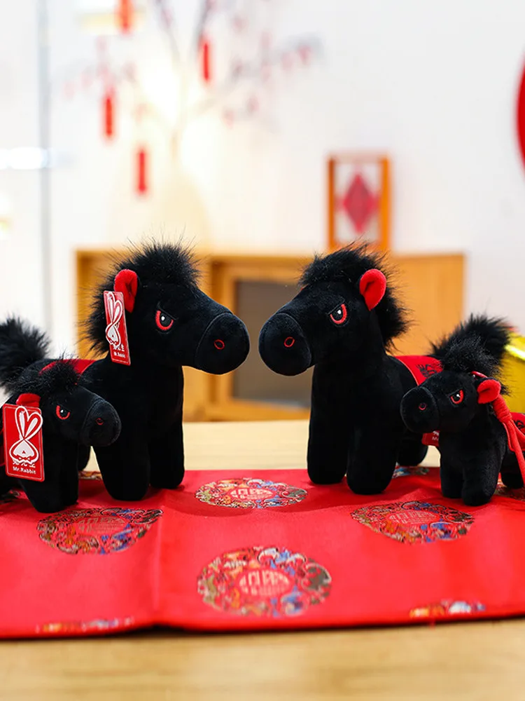 2026-летняя игрушка со знаком зодиака, мягкая меховая кукла, супер милый черный талисман, новогодний подарок для всех возрастов
2026-летняя игрушка со знаком зодиака, мягкая меховая кукла, супер милый черный талисман, новогодний подарок для всех возрастов