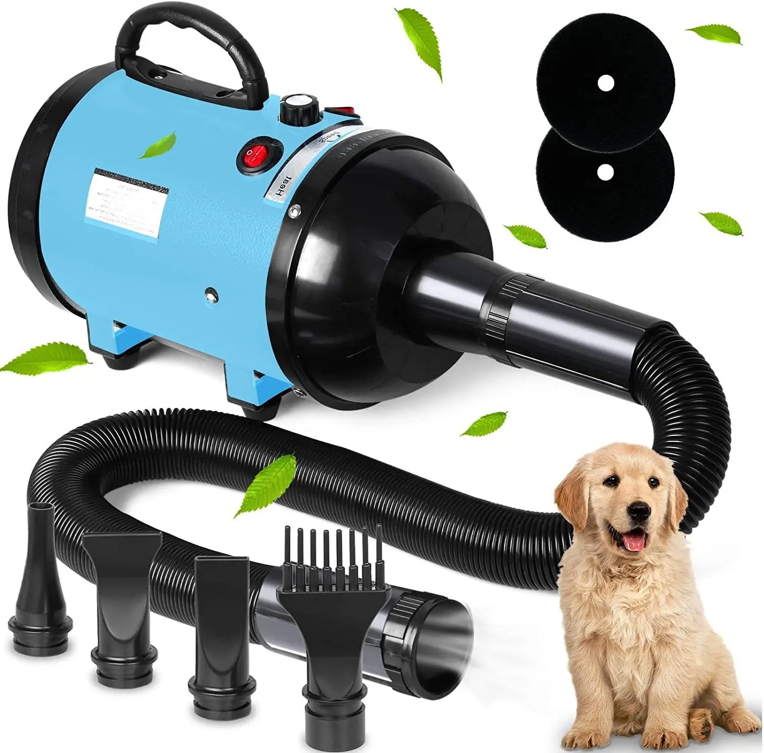 Pet Hair Dryer Fast Drying Dog Dryer with Adjustable Wind Power Multifunctional Cat and Dog Blow Dryer Secador Perros Mascotas
Pet Hair Dryer Fast Drying Dog Dryer with Adjustable Wind Power Multifunctional Cat and Dog Blow Dryer Secador Perros Mascotas