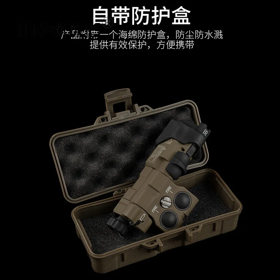 Real CS tactical equipment is equipped with laser light lighting flashlight model
Real CS tactical equipment is equipped with laser light lighting flashlight model