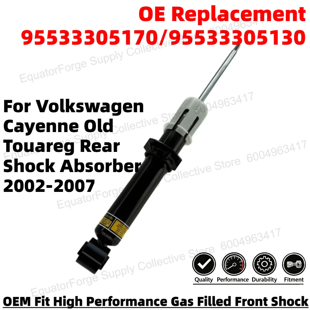 High Stability Premium Durable Rear Shock Absorber for Volkswagen Cayenne Old Touareg OE Number 95533305170/95533305130
High Stability Premium Durable Rear Shock Absorber for Volkswagen Cayenne Old Touareg OE Number 95533305170/95533305130