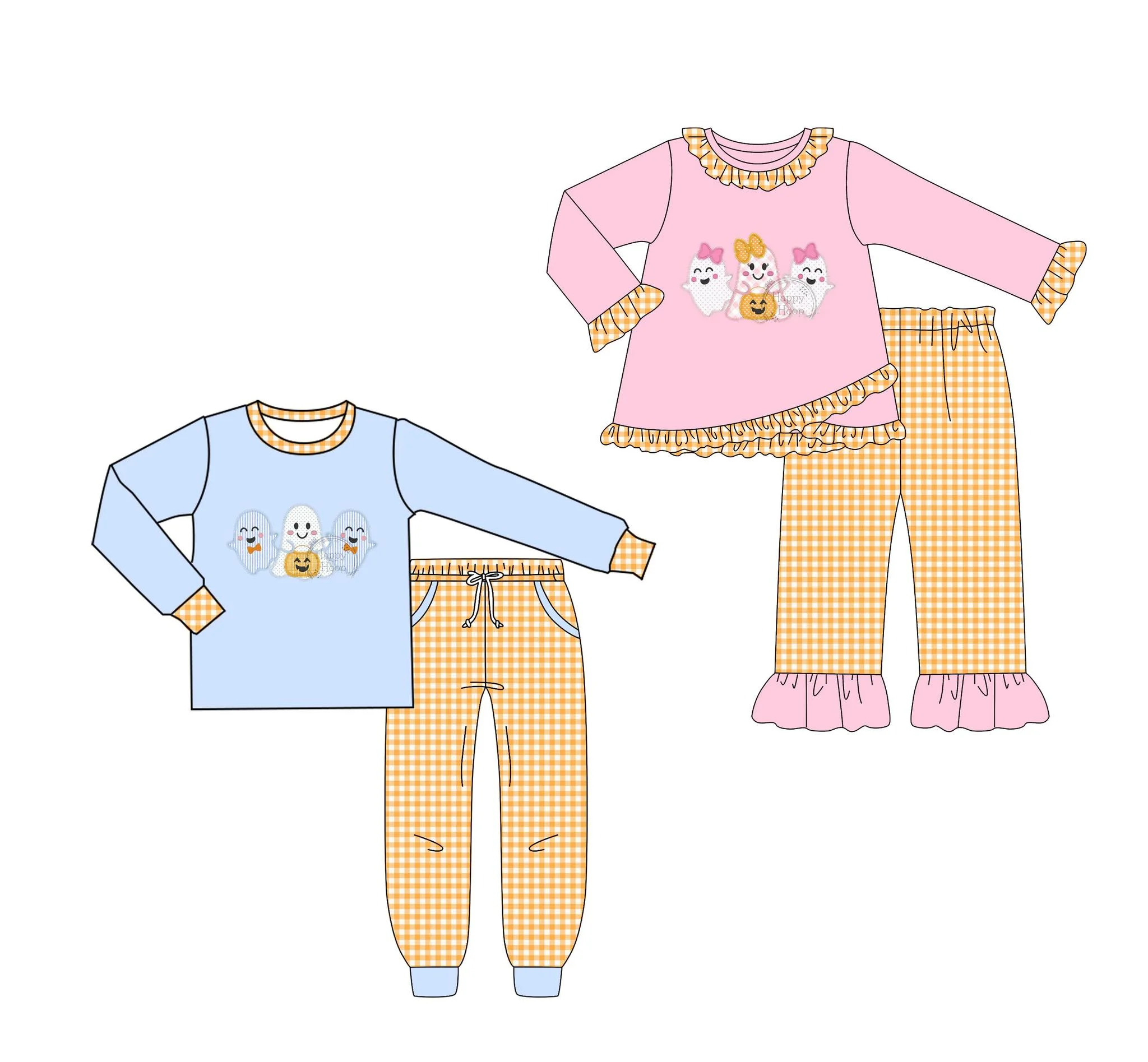 Kids Halloween Pajamas Long Sleeves Long Pants Kids Pajamas Home Clothes Milk Silk Wholesale
Kids Halloween Pajamas Long Sleeves Long Pants Kids Pajamas Home Clothes Milk Silk Wholesale