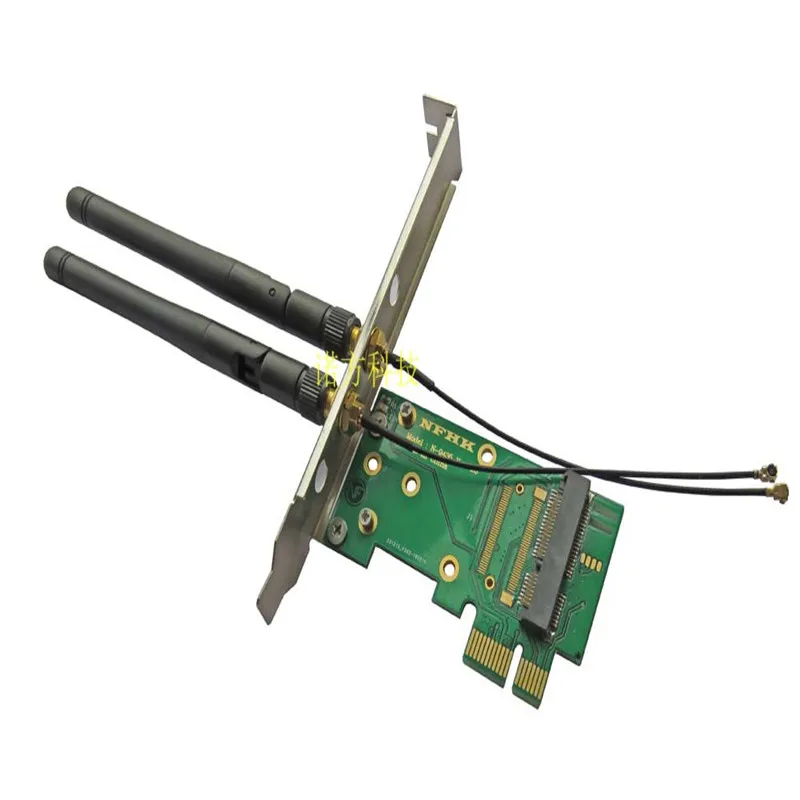 Полноразмерная беспроводная сетевая карта MINI PCIE WIFI половинной высоты для карты адаптера интерфейса PCIe x1
Полноразмерная беспроводная сетевая карта MINI PCIE WIFI половинной высоты для карты адаптера интерфейса PCIe x1