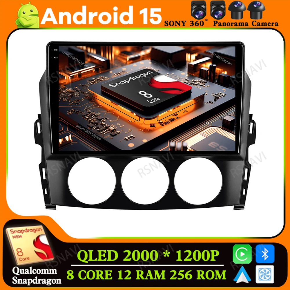 Android 15 For Mazda MX-5 MX5 MX 5 NC 2005-2015 5G WIFI Stereo Car Radio Qualcomm BT DVD DSP Navigation Multimedia QLED 4G LTE
Android 15 For Mazda MX-5 MX5 MX 5 NC 2005-2015 5G WIFI Stereo Car Radio Qualcomm BT DVD DSP Navigation Multimedia QLED 4G LTE