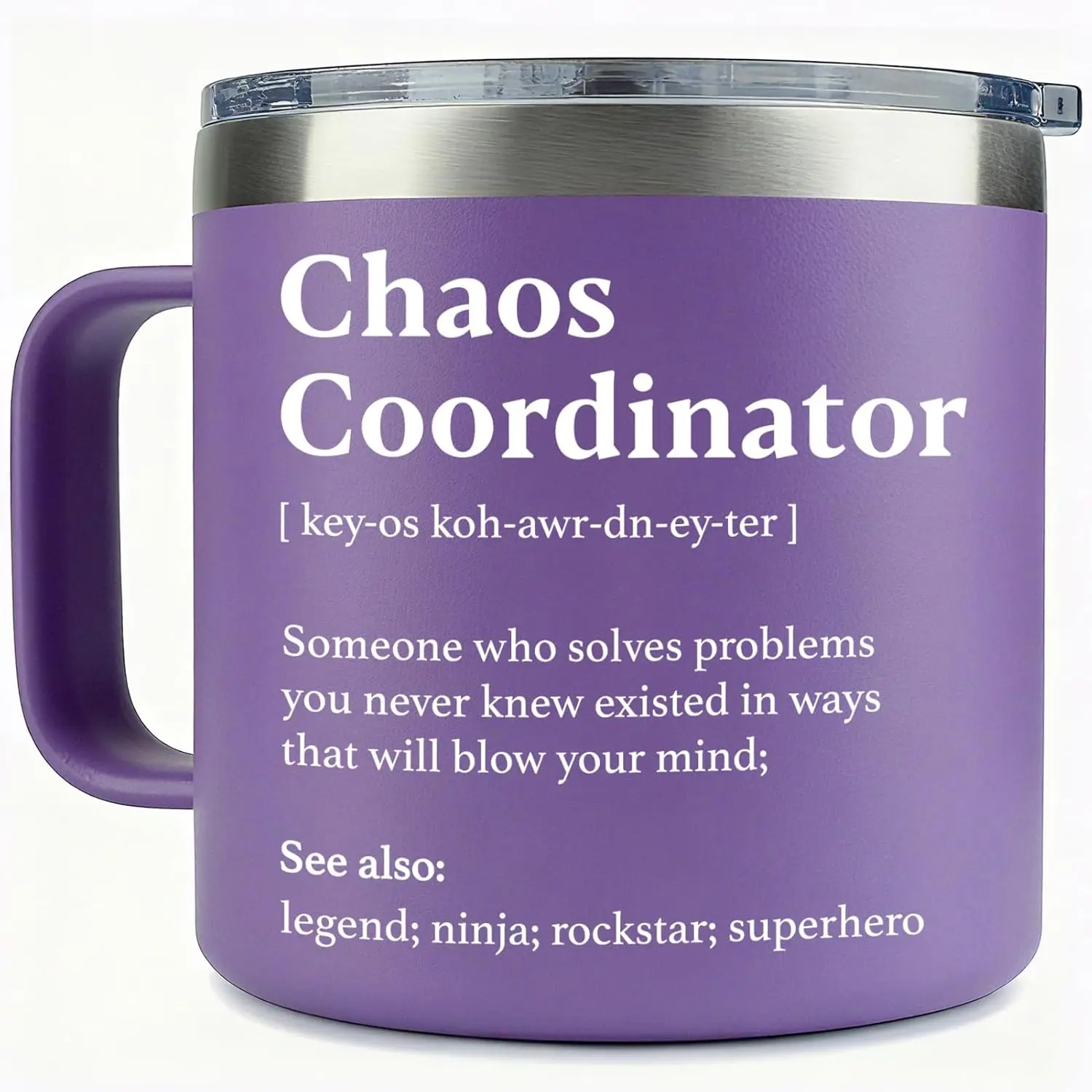 Chaos Coordinator Gifts 14oz Thermal Water Bottle With Straw Stainless Steel coffee thermos Keeps Cold Thermos water bottle
Chaos Coordinator Gifts 14oz Thermal Water Bottle With Straw Stainless Steel coffee thermos Keeps Cold Thermos water bottle