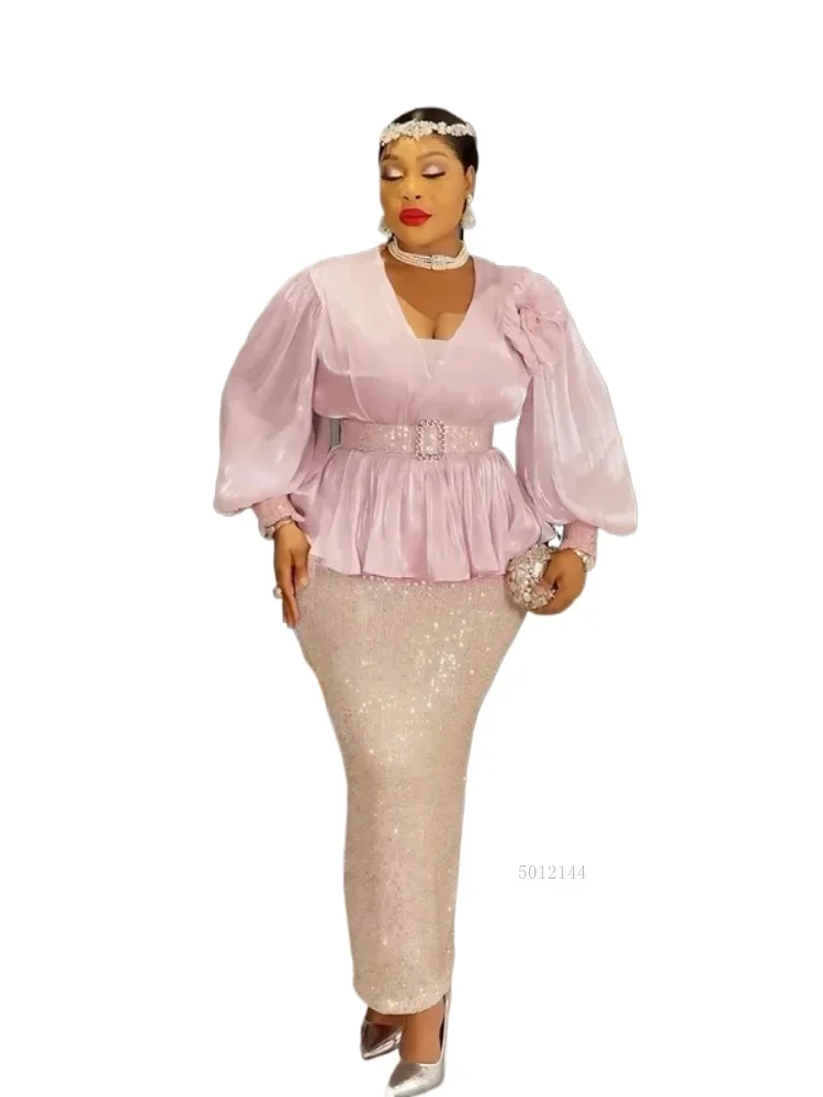 Африканские вечерние платья больших размеров с блестками для женщин, мода 2024, Дашики, Анкара, свадебные платья, элегантное мусульманское платье макси, наряды
Африканские вечерние платья больших размеров с блестками для женщин, мода 2024, Дашики, Анкара, свадебные платья, элегантное мусульманское платье макси, наряды