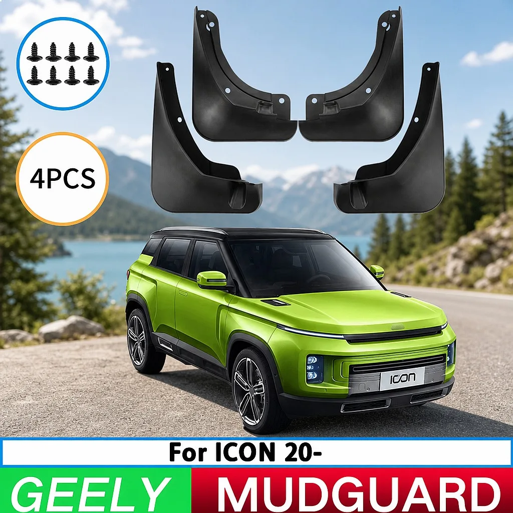Suitable for Geely Icon 2020-2024 Front Rear Wheel Mudguards Splash Guards Car Accessories
Suitable for Geely Icon 2020-2024 Front Rear Wheel Mudguards Splash Guards Car Accessories