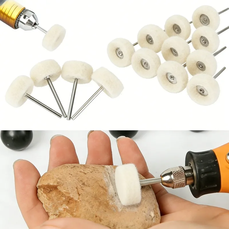 41Pcs Felt Grinding Heads for Drill & Rotary Tools, Polish Metal, Wood, Jewelry
41Pcs Felt Grinding Heads for Drill & Rotary Tools, Polish Metal, Wood, Jewelry