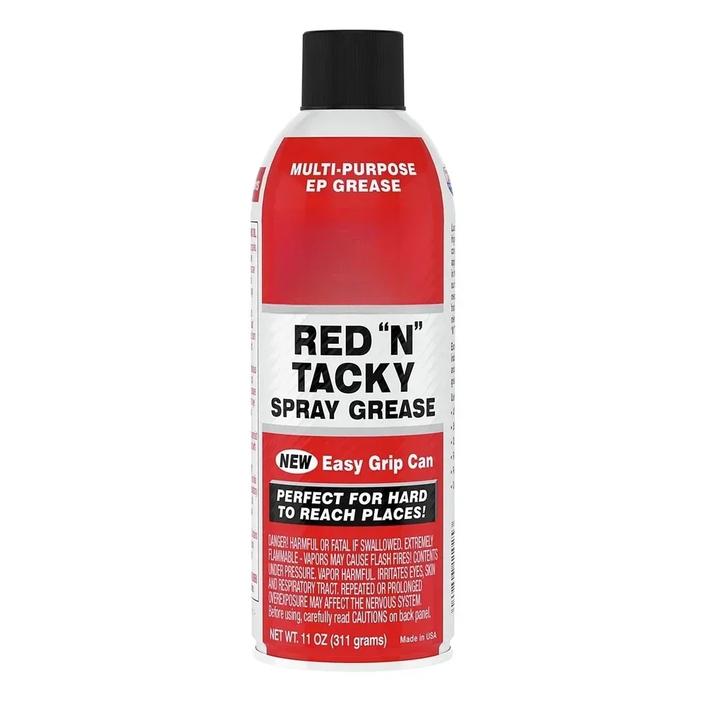 Oil Red N Tacky Spray Grease 11 Ounce Easy Grip Can 8" Height 2.63" Width and Depth 0.95 Pound
Oil Red N Tacky Spray Grease 11 Ounce Easy Grip Can 8" Height 2.63" Width and Depth 0.95 Pound