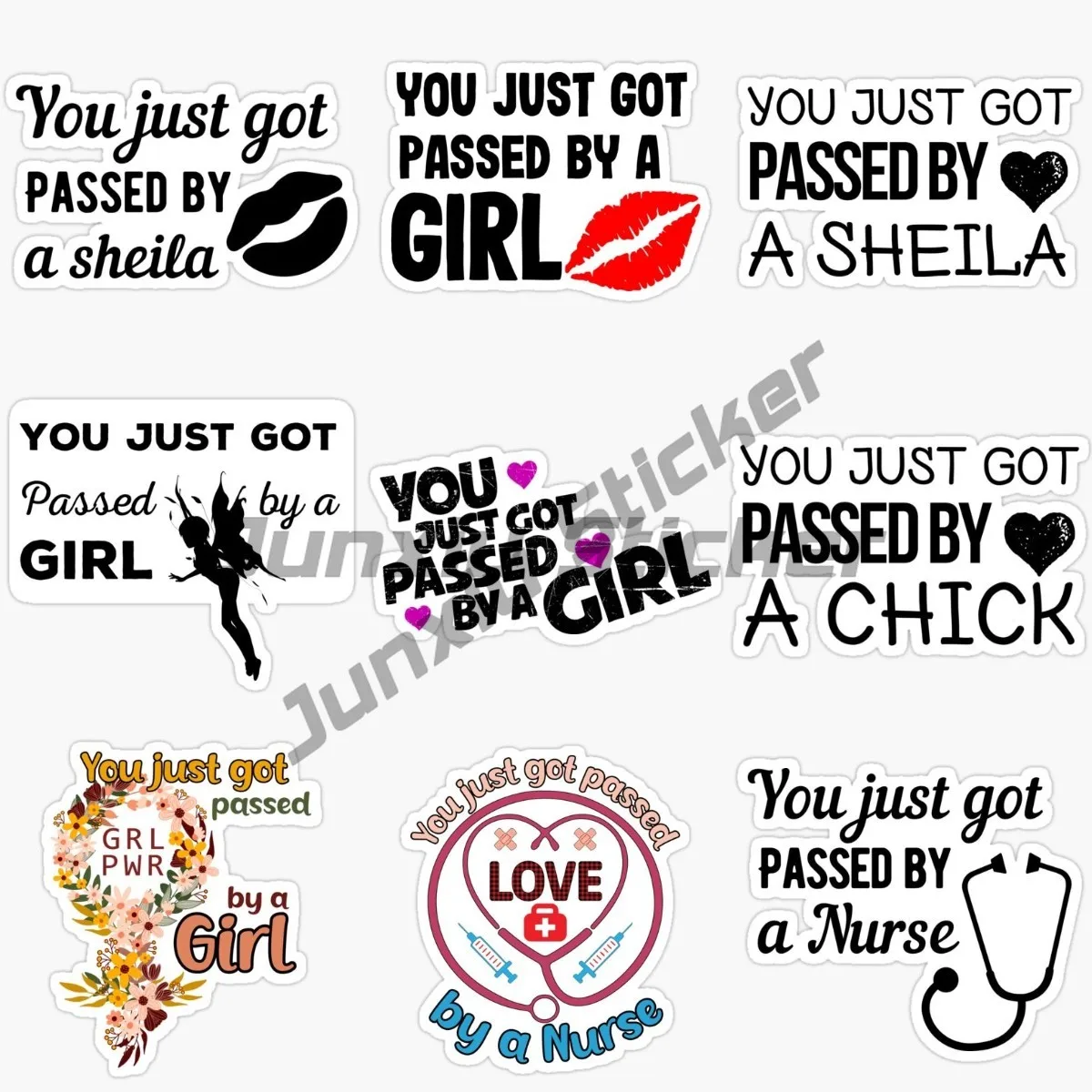 Creative Car Sticker You Just Got Passed By A Girl Vinyl Car-styling for Kayak Scooter Surfboard Motorcycle Bicycle Helmet Decor
Creative Car Sticker You Just Got Passed By A Girl Vinyl Car-styling for Kayak Scooter Surfboard Motorcycle Bicycle Helmet Decor