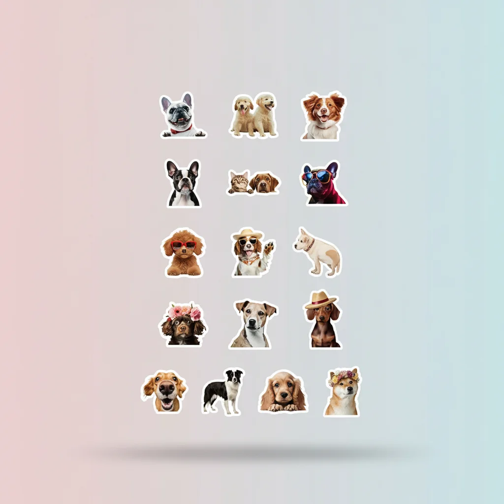 50Pcs Cute Cartoon Dog Stickers Waterproof Decals for Scrapbooking Crafting Phone Decoration
50Pcs Cute Cartoon Dog Stickers Waterproof Decals for Scrapbooking Crafting Phone Decoration