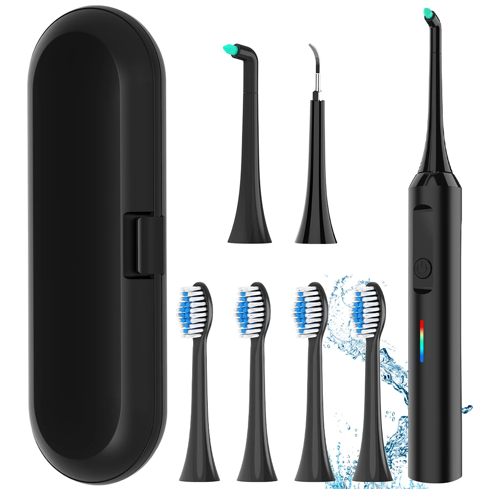 Rechargeable Electric Toothbrush with 6 Heads & 3 Modes, Smart Electric Toothbrushes Compatible with Philips Sonicare Brush Head
Rechargeable Electric Toothbrush with 6 Heads & 3 Modes, Smart Electric Toothbrushes Compatible with Philips Sonicare Brush Head