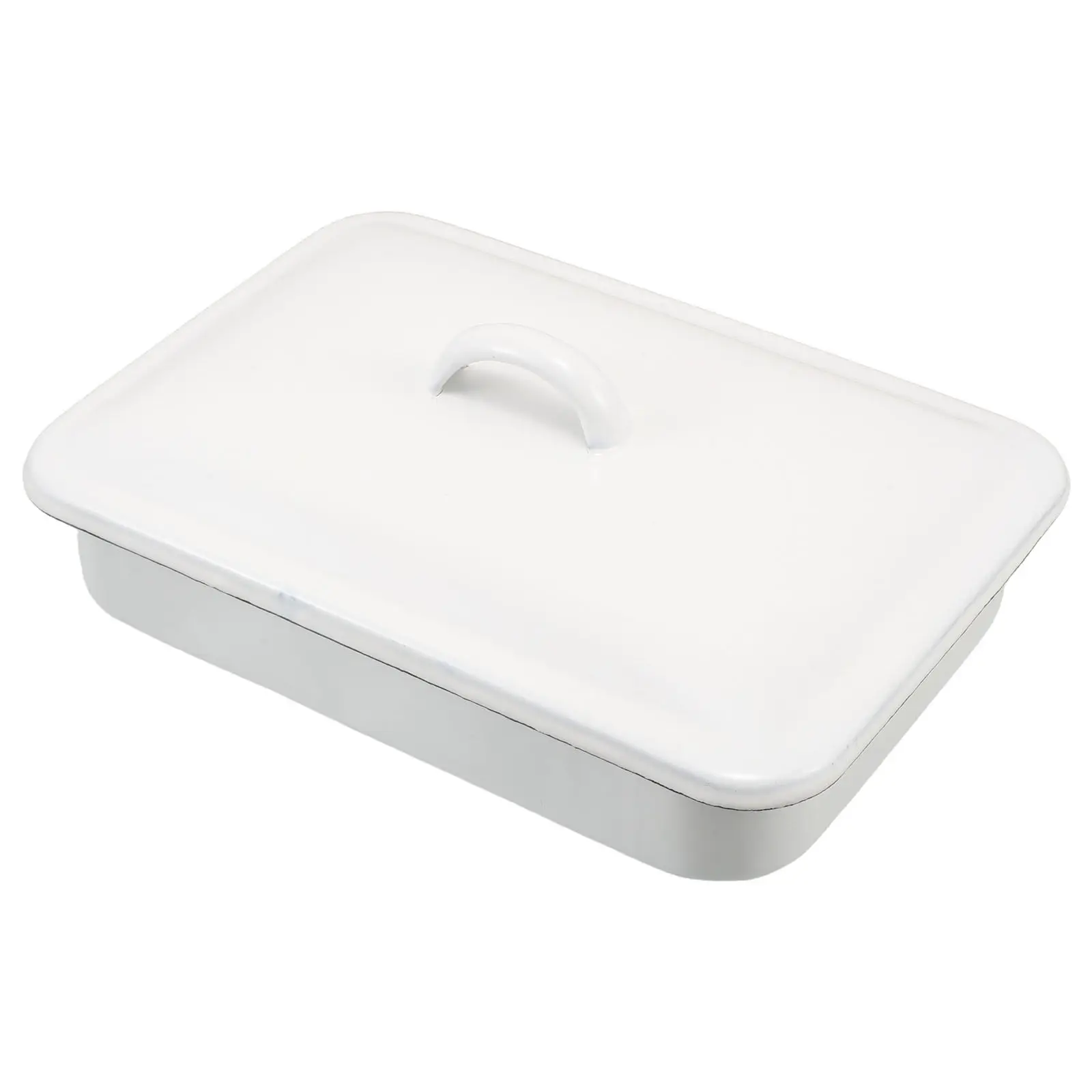 Enamel Roasting Pan with Lid Non-Stick Rectangular Oven Safe Deep Pan for Meat Vegetables Poultry Grilling Baking Dishwasher
Enamel Roasting Pan with Lid Non-Stick Rectangular Oven Safe Deep Pan for Meat Vegetables Poultry Grilling Baking Dishwasher