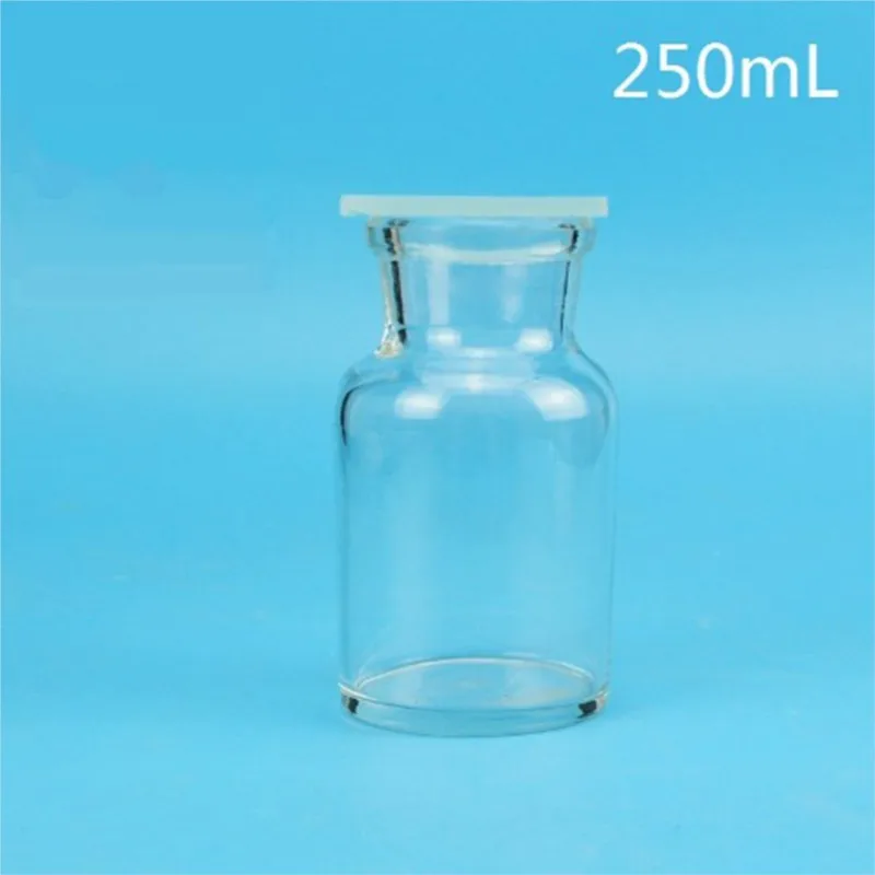 250mL Gas Collecting Bottle Transparent Clear Glass with Ground - In Glass Sheet Collector Laboratory Chemistry Equipment
250mL Gas Collecting Bottle Transparent Clear Glass with Ground - In Glass Sheet Collector Laboratory Chemistry Equipment