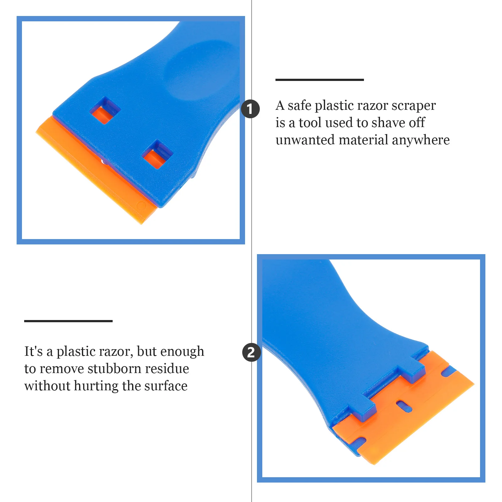 Sticker Plastic Film For Glue Residue Removal Window Car Film Scraper Glass Car Glue Scraper Surface Safe Tool
Sticker Plastic Film For Glue Residue Removal Window Car Film Scraper Glass Car Glue Scraper Surface Safe Tool