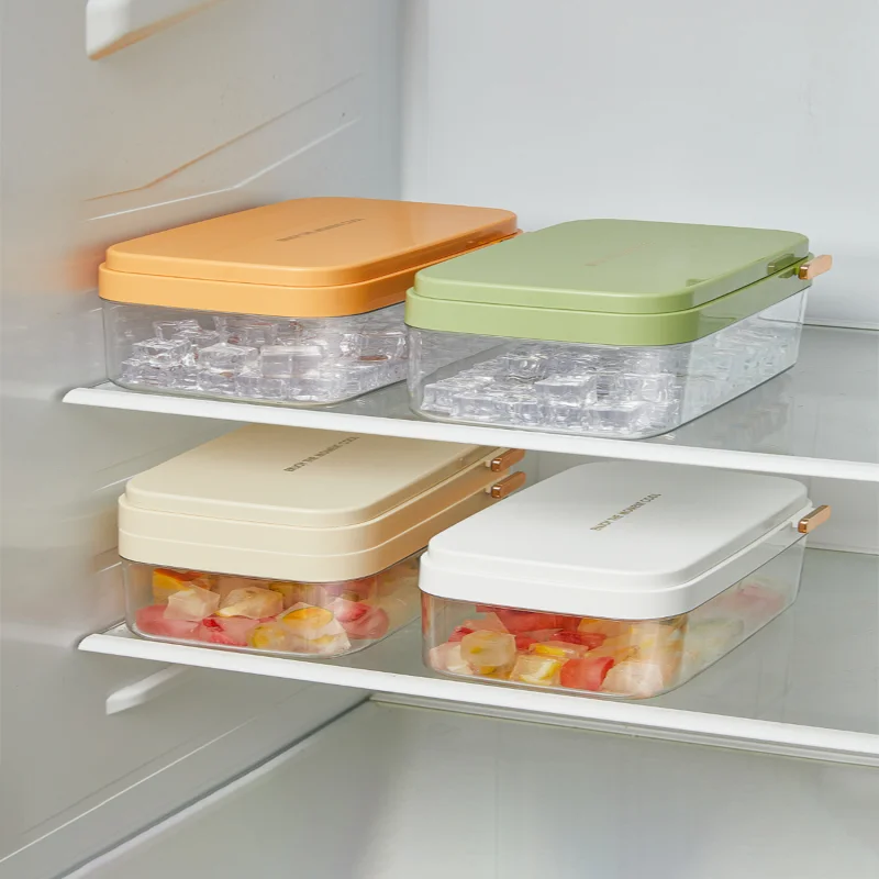 Convenient Press Ice Cube Maker Ice Mold Household Refrigerator Storage Box Food Grade Ice Making Box
Convenient Press Ice Cube Maker Ice Mold Household Refrigerator Storage Box Food Grade Ice Making Box