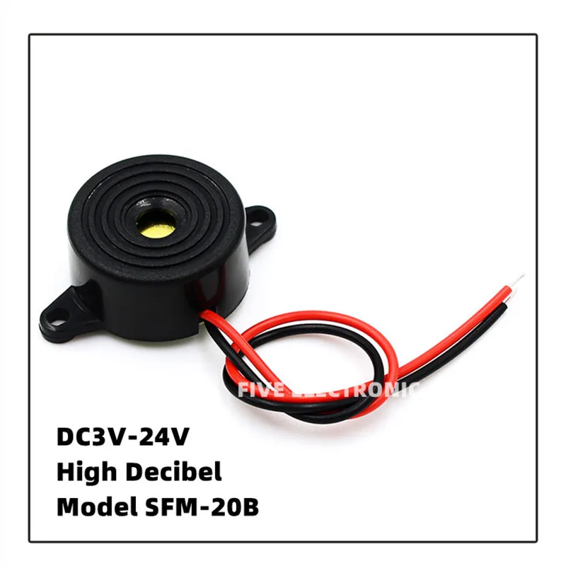 5V Passive/Active/Mainboard/High-Decibel SFM-20B Speaker /12095 Split-type Buzzer
5V Passive/Active/Mainboard/High-Decibel SFM-20B Speaker /12095 Split-type Buzzer