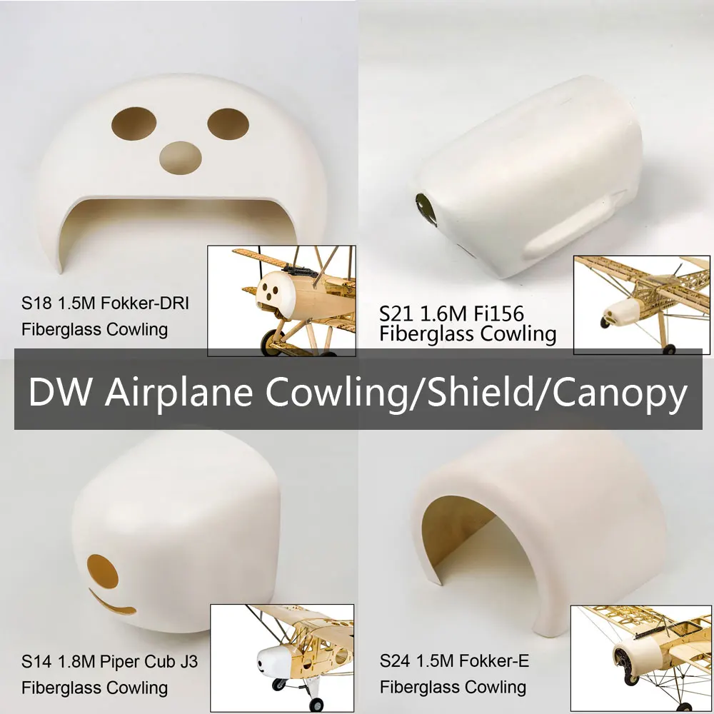 DW Hobby Cowling Shield Canopy Accessories For Balsawood Airplane ACC Parts of Balsawood Plane KIT
DW Hobby Cowling Shield Canopy Accessories For Balsawood Airplane ACC Parts of Balsawood Plane KIT