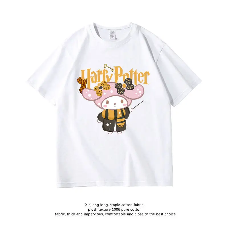 New Children's T-shirt Yugui Dog Pudding Dog Kuromi Fashion Pure Cotton Printed Parent Child Wear Summer Casual T-shirt
New Children's T-shirt Yugui Dog Pudding Dog Kuromi Fashion Pure Cotton Printed Parent Child Wear Summer Casual T-shirt
