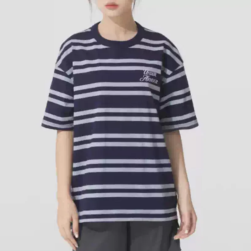 Under Armour Summer New Style Men's and Women's Sporty Casual Striped Loose Round-neck Short-Sleeved T-Shirt 6006003-410
Under Armour Summer New Style Men's and Women's Sporty Casual Striped Loose Round-neck Short-Sleeved T-Shirt 6006003-410