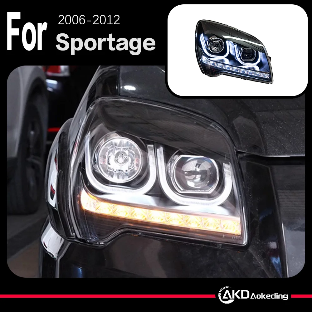 2 шт. AKD модель автомобиля, фара для Kia Sportage 2006-2012, светодиодная фара DRL, указатель поворота, дальний свет, линза проектора «ангельский глаз»
2 шт. AKD модель автомобиля, фара для Kia Sportage 2006-2012, светодиодная фара DRL, указатель поворота, дальний свет, линза проектора «ангельский глаз»