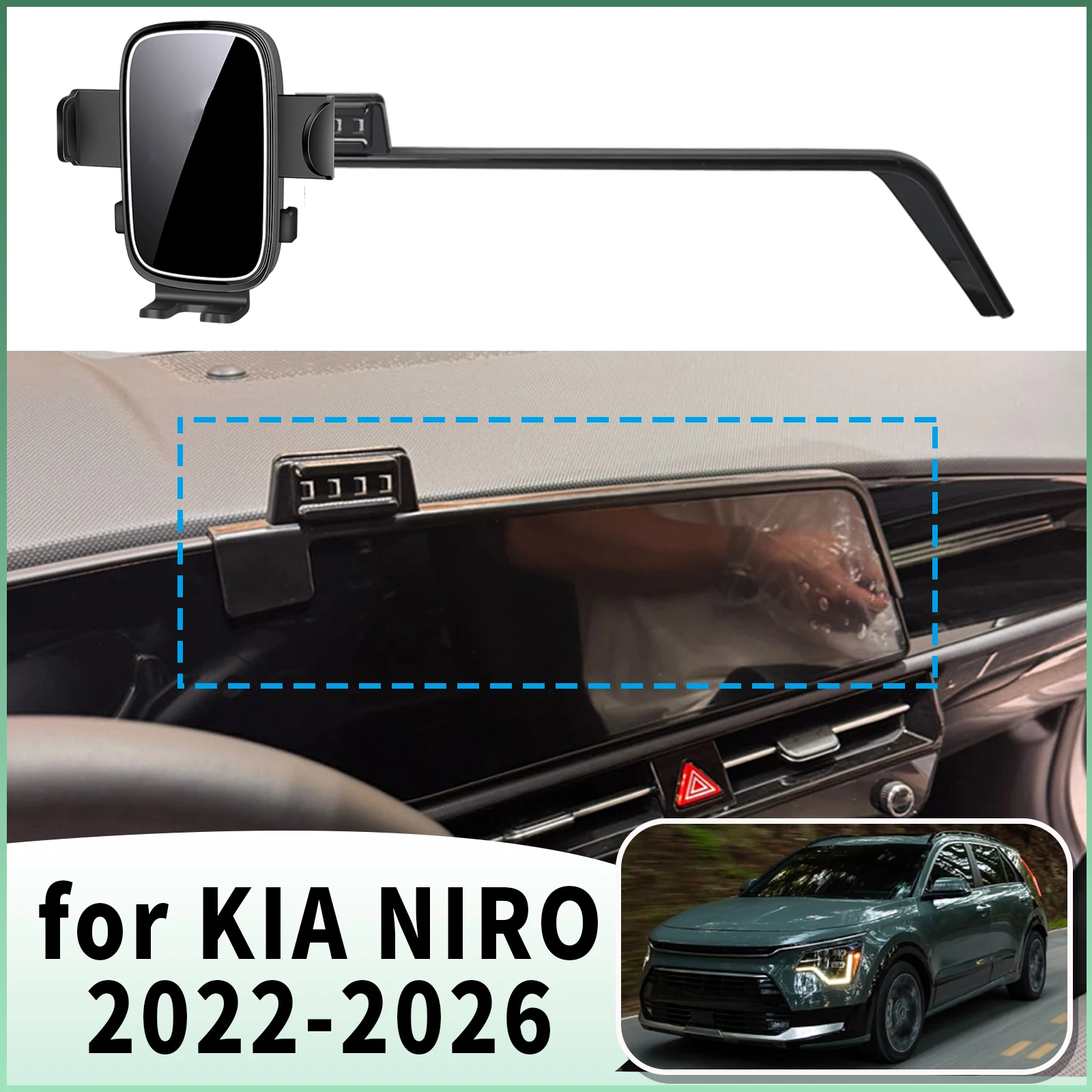fit for KIA NIRO 2022-2024 2025 2026 Specific Dashboard Navigation Phone Holder Mount Design Car accessoires
fit for KIA NIRO 2022-2024 2025 2026 Specific Dashboard Navigation Phone Holder Mount Design Car accessoires