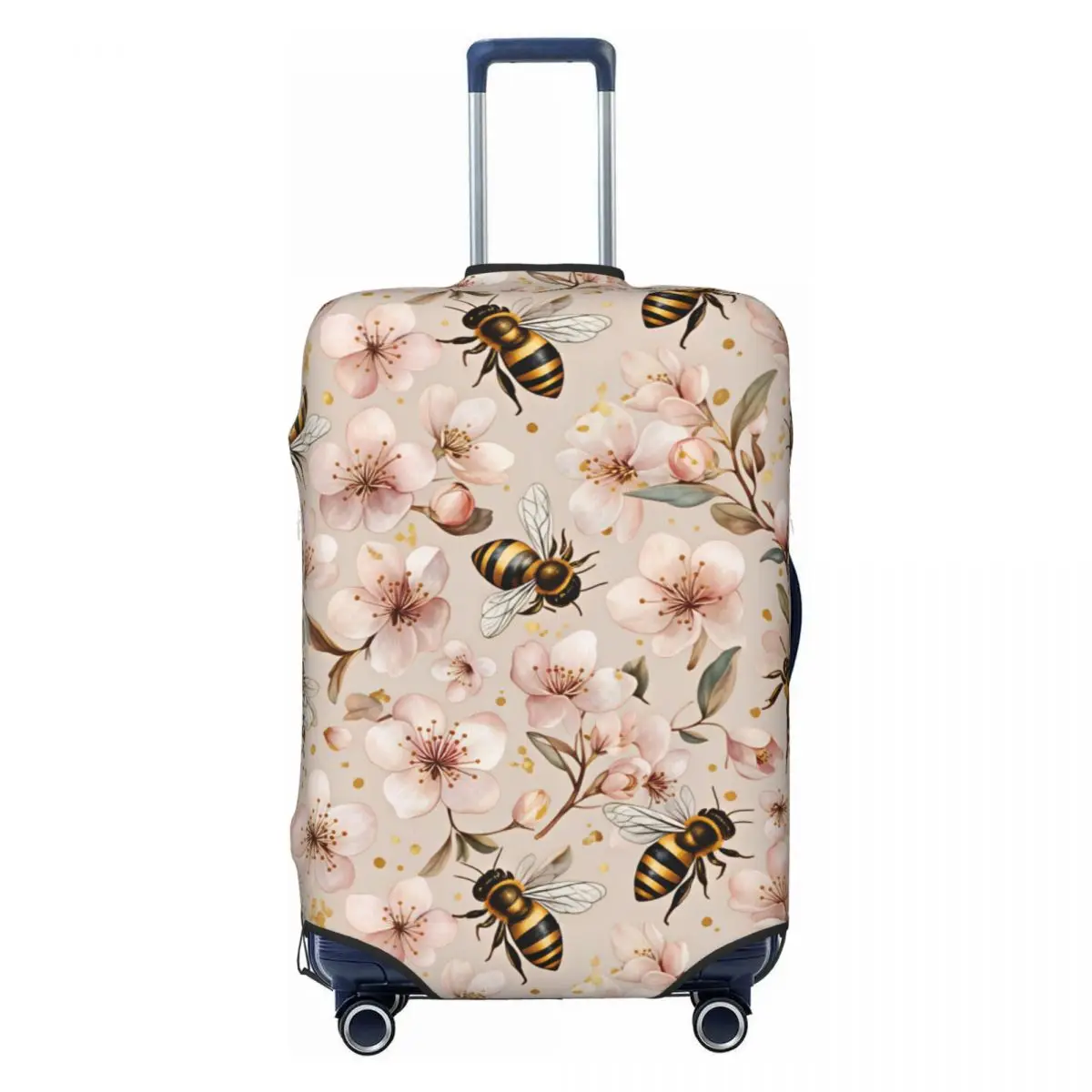 Custom Watercolor Bumble Bee & Cherry Blossom Pattern Luggage Cover Fashion Suitcase Protector Covers Suit For 18-32 inch
Custom Watercolor Bumble Bee & Cherry Blossom Pattern Luggage Cover Fashion Suitcase Protector Covers Suit For 18-32 inch
