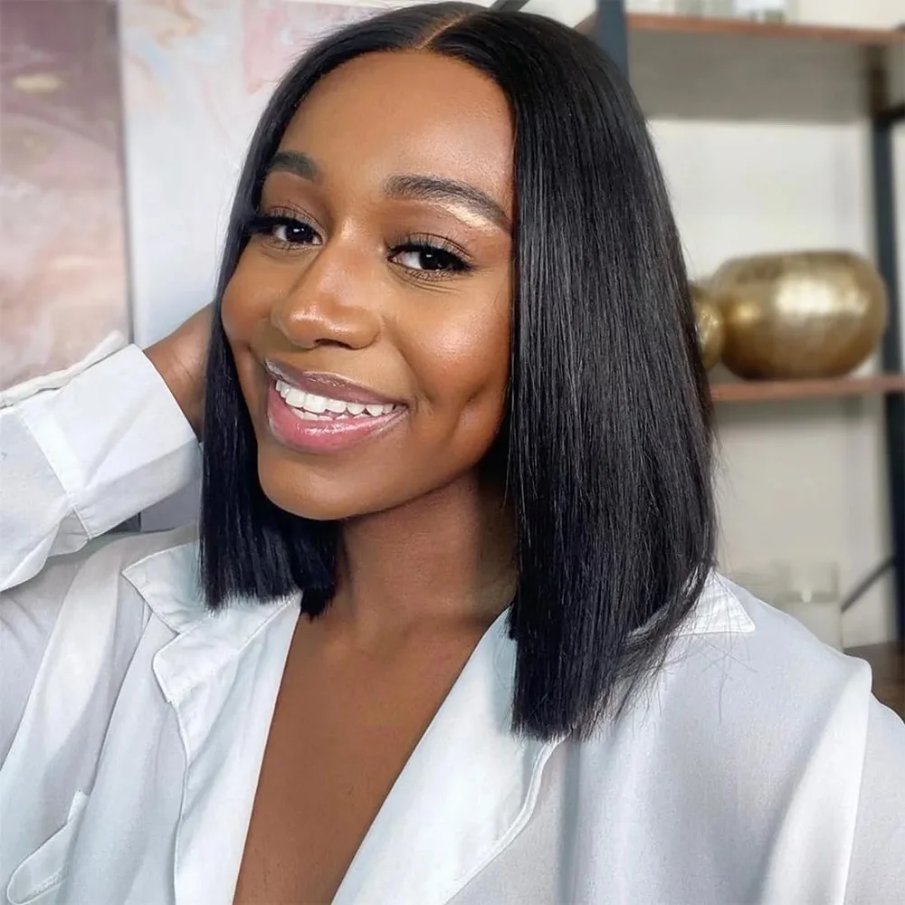 6x4 Lace Front Glueless Wigs Human Hair Wear and Go Glueless Bob Wig Human Hair Straight Bob Wigs Human Hair Pre Plucked Pre Cut
6x4 Lace Front Glueless Wigs Human Hair Wear and Go Glueless Bob Wig Human Hair Straight Bob Wigs Human Hair Pre Plucked Pre Cut