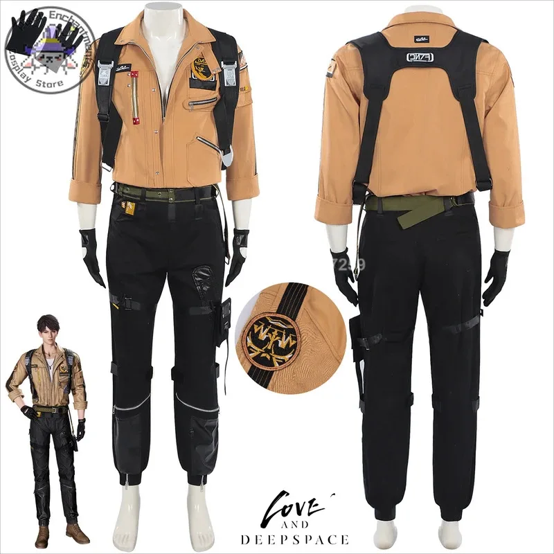 Game Love and Deepspace Caleb Cosplay Costume Fashion Anime Supersonic Flight Suit Uniform for Men Women Halloween Role Play 
Game Love and Deepspace Caleb Cosplay Costume Fashion Anime Supersonic Flight Suit Uniform for Men Women Halloween Role Play
