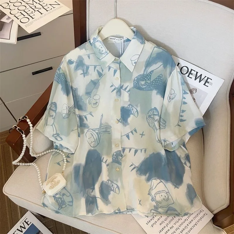 2025 Vintage Print Half Sleeved Shirt Top Women Summer Blouse Loose Short Sleeve Shirts Female Clothes Basic Blouses Woman
2025 Vintage Print Half Sleeved Shirt Top Women Summer Blouse Loose Short Sleeve Shirts Female Clothes Basic Blouses Woman