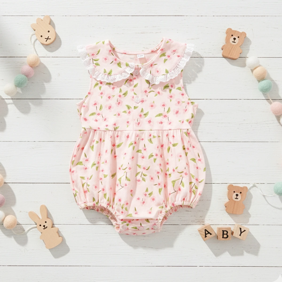 Baby Girls Bodysuits Infants Clothes Sleeveless Summer Cute Lace
Baby Girls Bodysuits Infants Clothes Sleeveless Summer Cute Lace