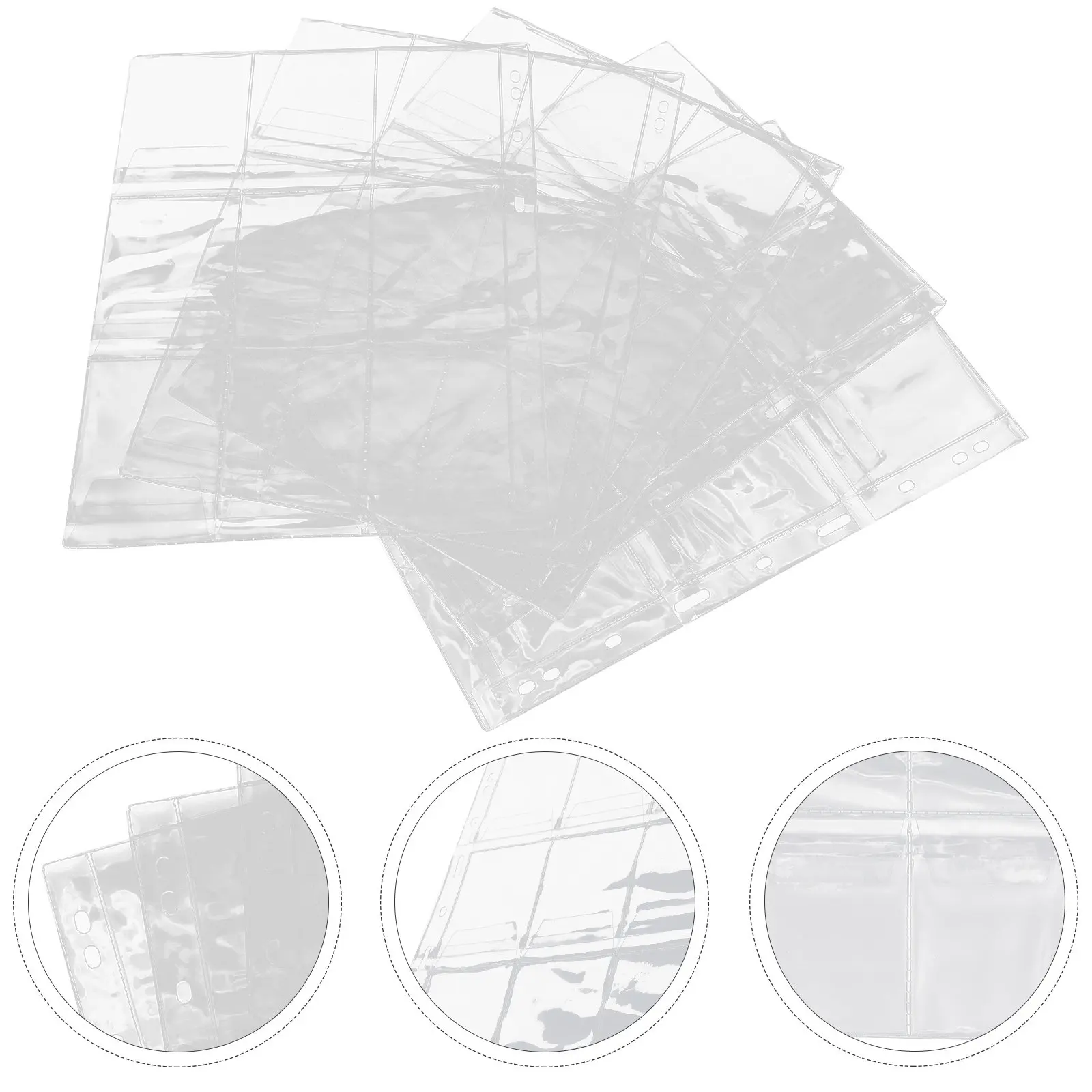 5Pcs Transparent Pc Coin Binder Sleeves 9-Hole Collector Pages for Coins Medals Badges Easy Insert Storage Lightweight
5Pcs Transparent Pc Coin Binder Sleeves 9-Hole Collector Pages for Coins Medals Badges Easy Insert Storage Lightweight