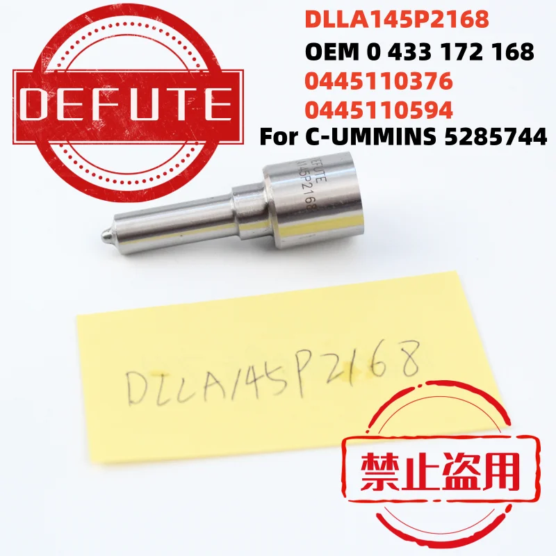 DLLA145P2168 Diesel Injector Nozzle 0 433 172 168 DLLA 145 P 2168 Jet Spray 0433172168 DLLA 145P2168 for 0445110376 0445110594
DLLA145P2168 Diesel Injector Nozzle 0 433 172 168 DLLA 145 P 2168 Jet Spray 0433172168 DLLA 145P2168 for 0445110376 0445110594