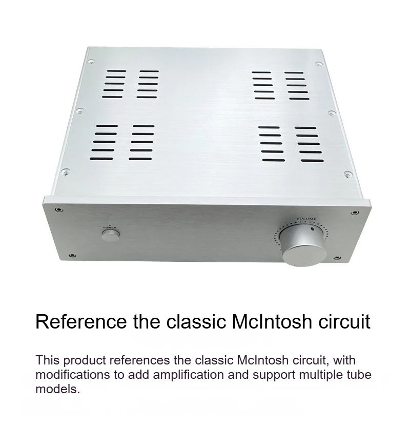 Based on McIntosh C2200 Circuit 6H3 Tube Preamplifier
Based on McIntosh C2200 Circuit 6H3 Tube Preamplifier