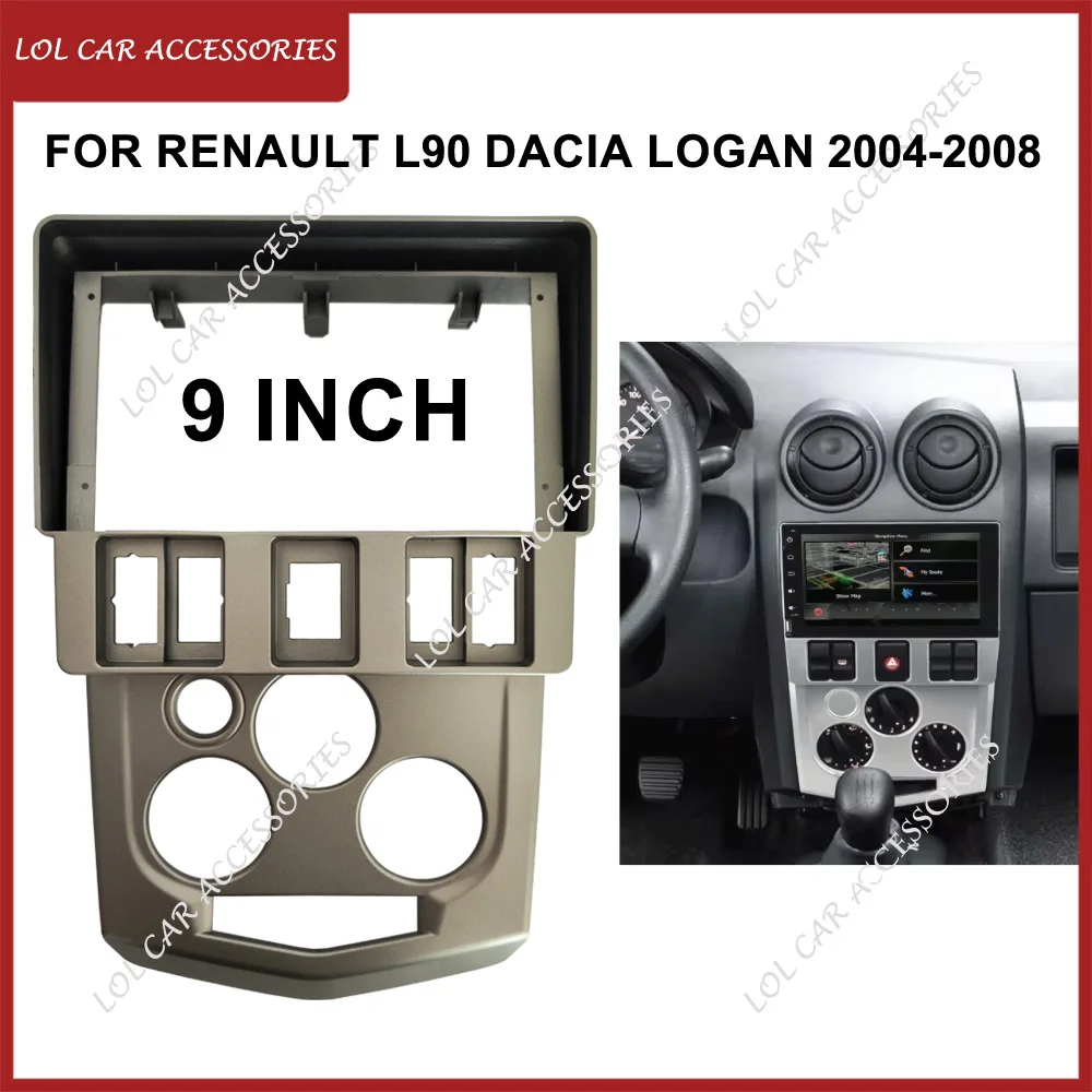 9 Inch For Renault L90 DACIA Logan 2004-2008 Car Radio GPS MP5 Stereo Android Player Head Unit 2 Din Panel Fascia Dash Frame
9 Inch For Renault L90 DACIA Logan 2004-2008 Car Radio GPS MP5 Stereo Android Player Head Unit 2 Din Panel Fascia Dash Frame