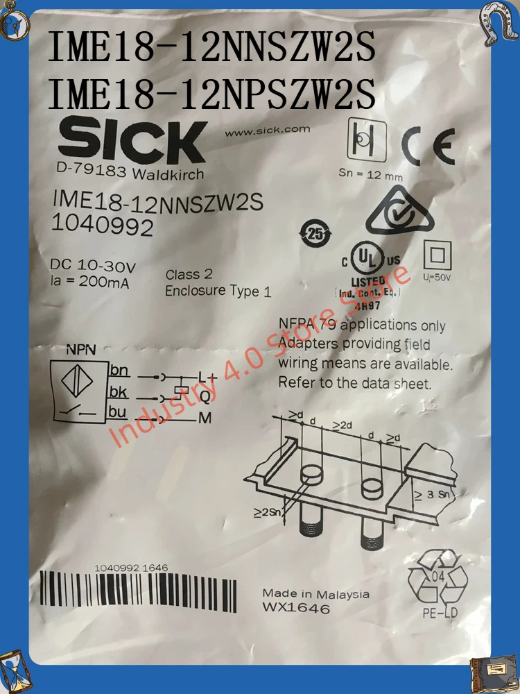 IME18-12NNSZW2S Proximity switch IME18-12NPSZW2S New original
IME18-12NNSZW2S Proximity switch IME18-12NPSZW2S New original