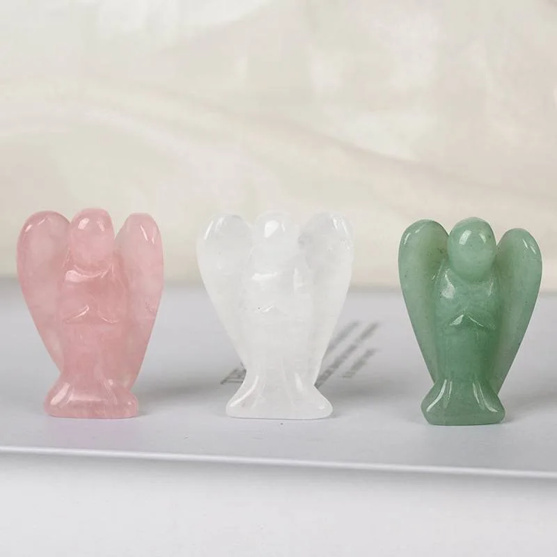 1.5in Nature Angel Carving Crystal Pure Crystal For Yoga Meidtation Home Offcie Decoration Gift Christmas and Halloween
1.5in Nature Angel Carving Crystal Pure Crystal For Yoga Meidtation Home Offcie Decoration Gift Christmas and Halloween