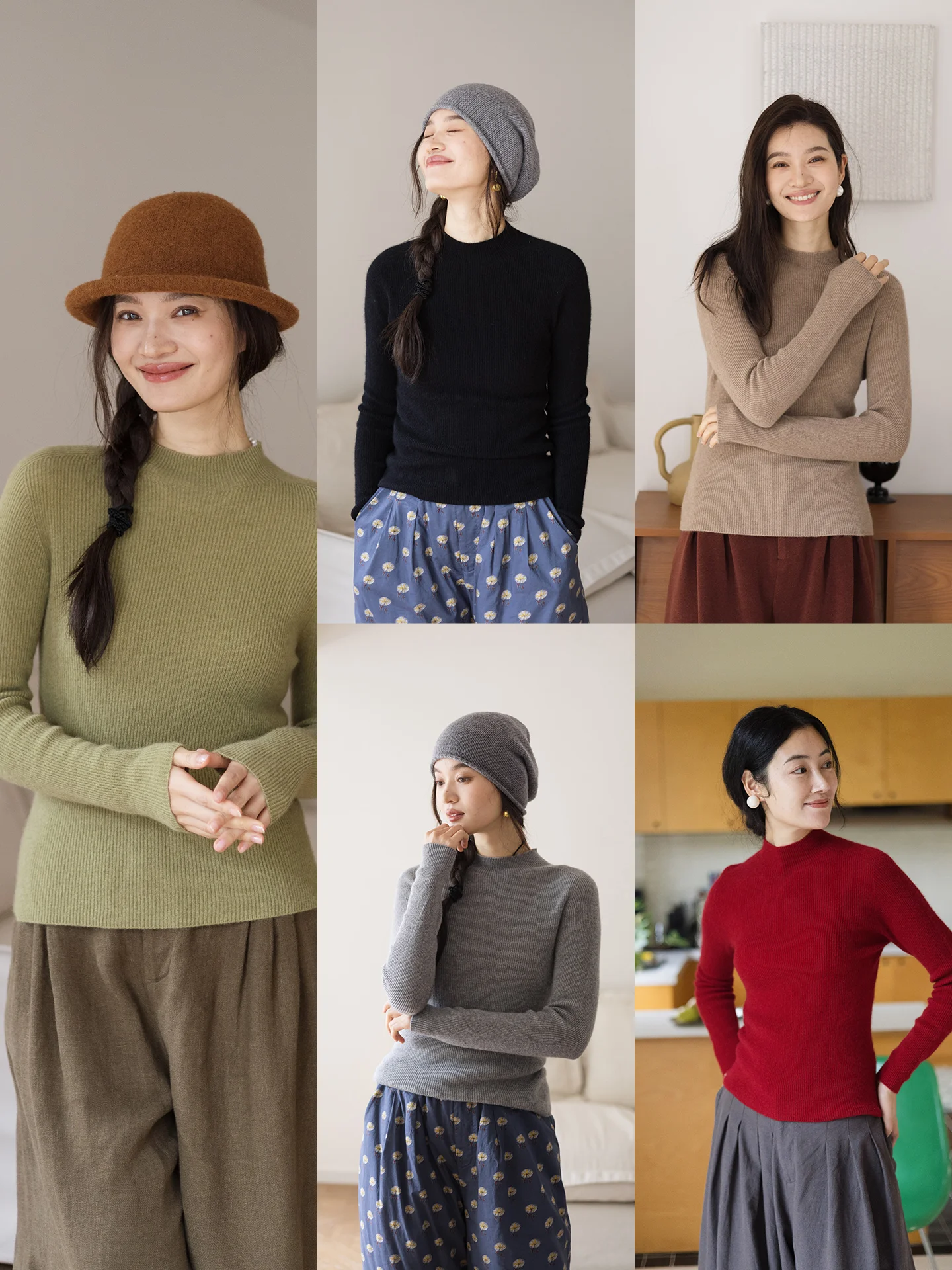 Вязаный свитер Rhythm Pure Camere с высоким воротником, базовый слой, полосатый шерстяной пуловер, повседневный свободный крой, женский
Вязаный свитер Rhythm Pure Camere с высоким воротником, базовый слой, полосатый шерстяной пуловер, повседневный свободный крой, женский