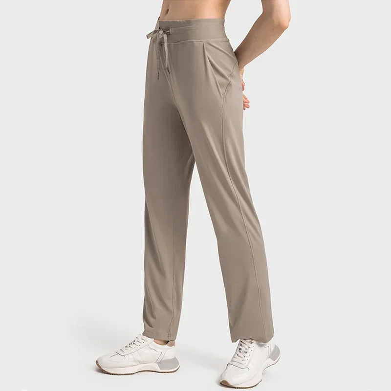 With Logo Drawstring Hip Lifting Slim-fit Sports Pants Women's Fashion Running Gym Training Pants Loose Comfortable Yoga Pants
With Logo Drawstring Hip Lifting Slim-fit Sports Pants Women's Fashion Running Gym Training Pants Loose Comfortable Yoga Pants