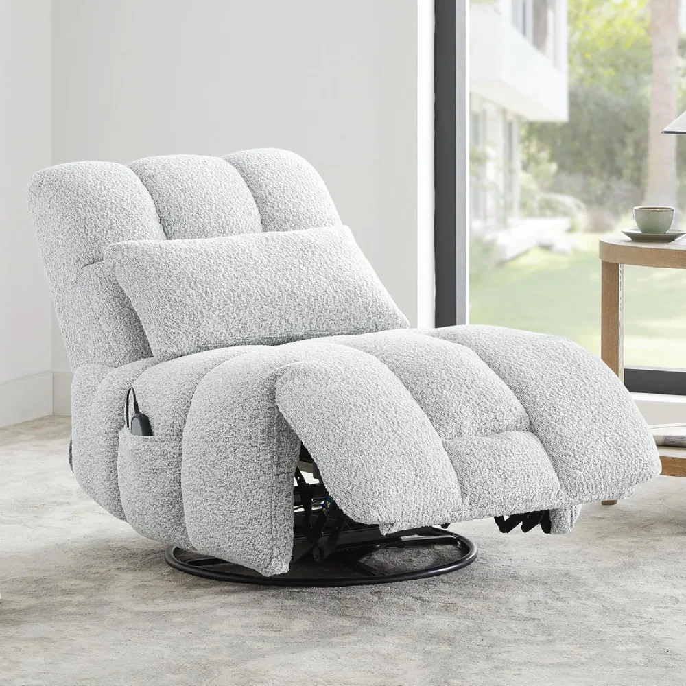 Best Selling Oversized Power Recliner Chair for Adults, Swivel Rocker Recliner Chair with Lumbar Support
Best Selling Oversized Power Recliner Chair for Adults, Swivel Rocker Recliner Chair with Lumbar Support