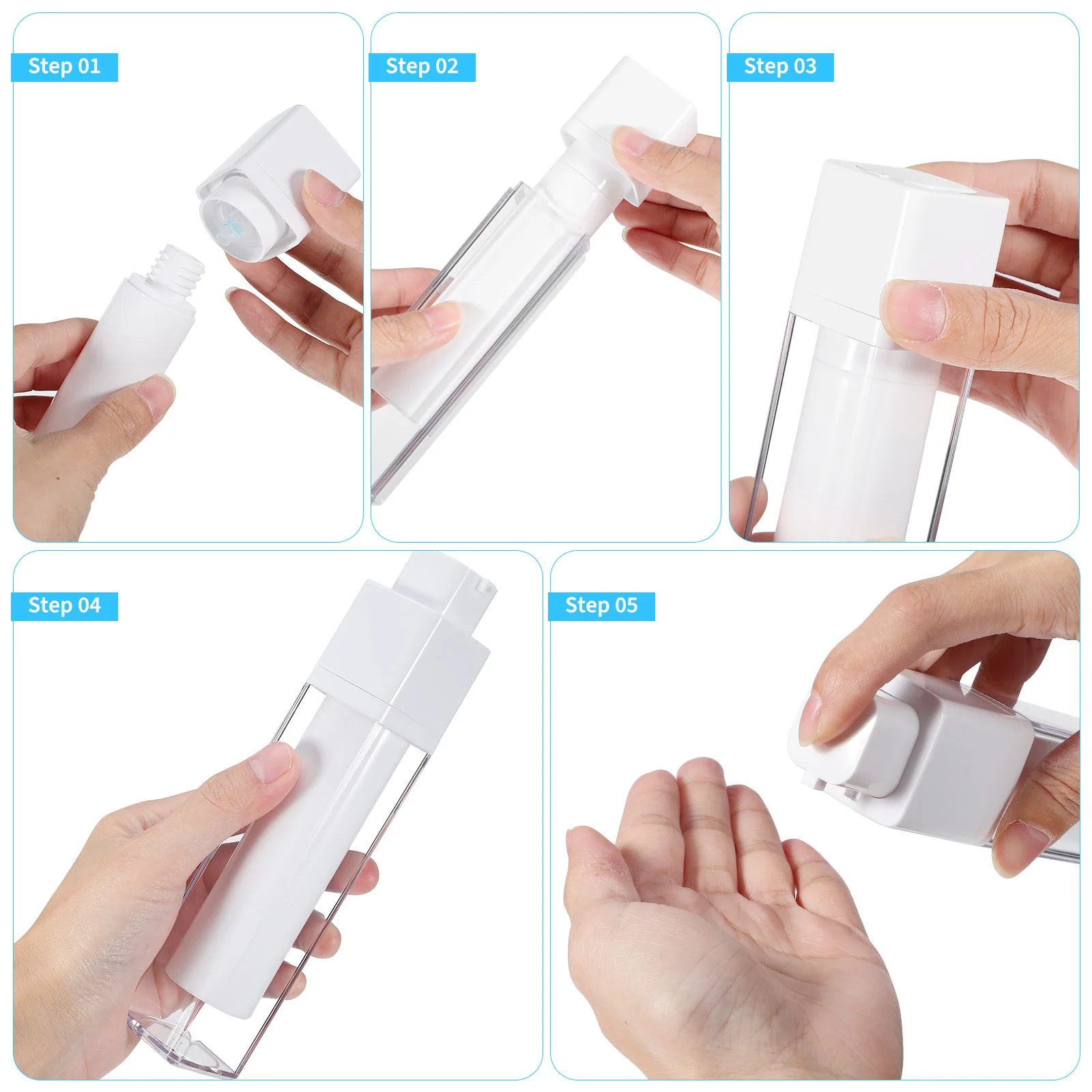 3pcs Vacuum Lotion Bottle Portable Airless Pump Container 30ml Clear Travel Toiletries Cream Dispenser Storage
3pcs Vacuum Lotion Bottle Portable Airless Pump Container 30ml Clear Travel Toiletries Cream Dispenser Storage