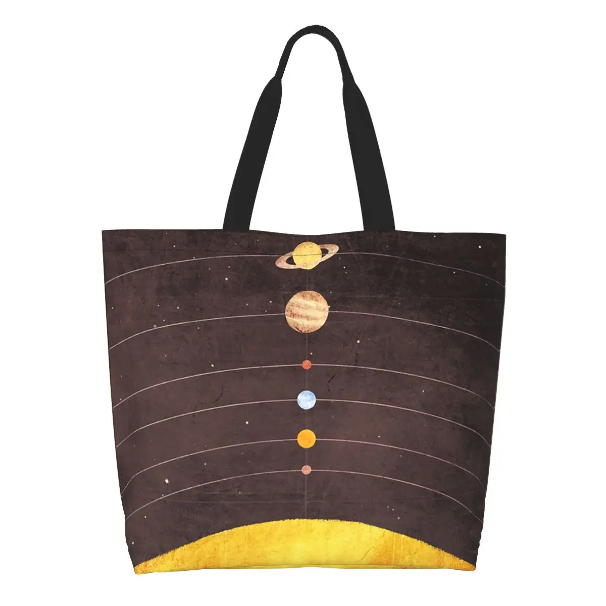 Solar System Shopping Tote Bag Canvas Large Capacity Shoulder Bags Shopper Grocery Handbag for Women
Solar System Shopping Tote Bag Canvas Large Capacity Shoulder Bags Shopper Grocery Handbag for Women