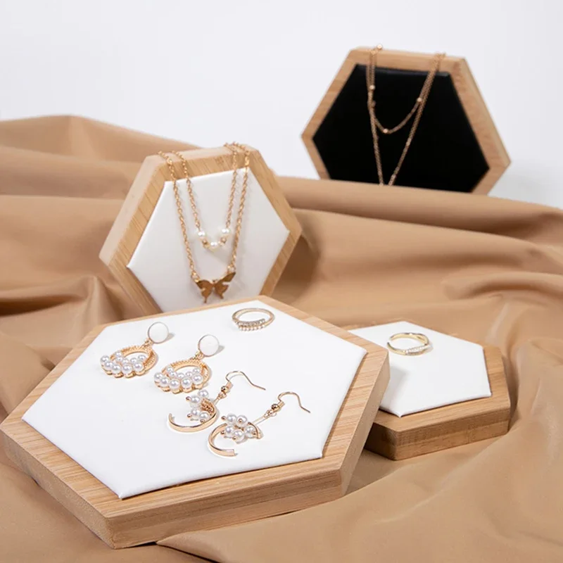 PU Bamboo Ring Stud Earrings Display Holder Showcase Bangle Stand Tray Pendant Necklace Jewelry Organizer Rack Case Plate
PU Bamboo Ring Stud Earrings Display Holder Showcase Bangle Stand Tray Pendant Necklace Jewelry Organizer Rack Case Plate