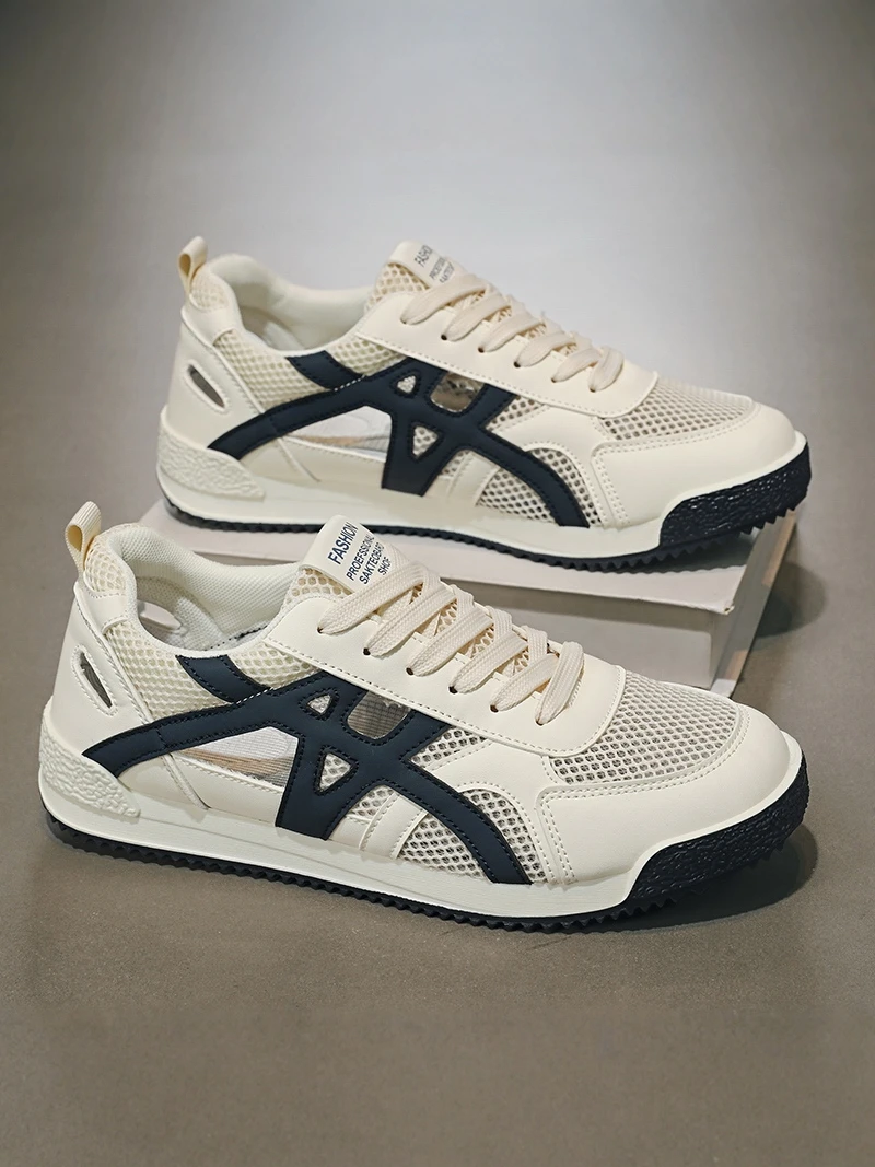 Men's Sports Shoes Summer Anti-slip Breathable Mesh Shoes Youth Casual Sports Soft Bottom Dequn Trendy Shoes
Men's Sports Shoes Summer Anti-slip Breathable Mesh Shoes Youth Casual Sports Soft Bottom Dequn Trendy Shoes