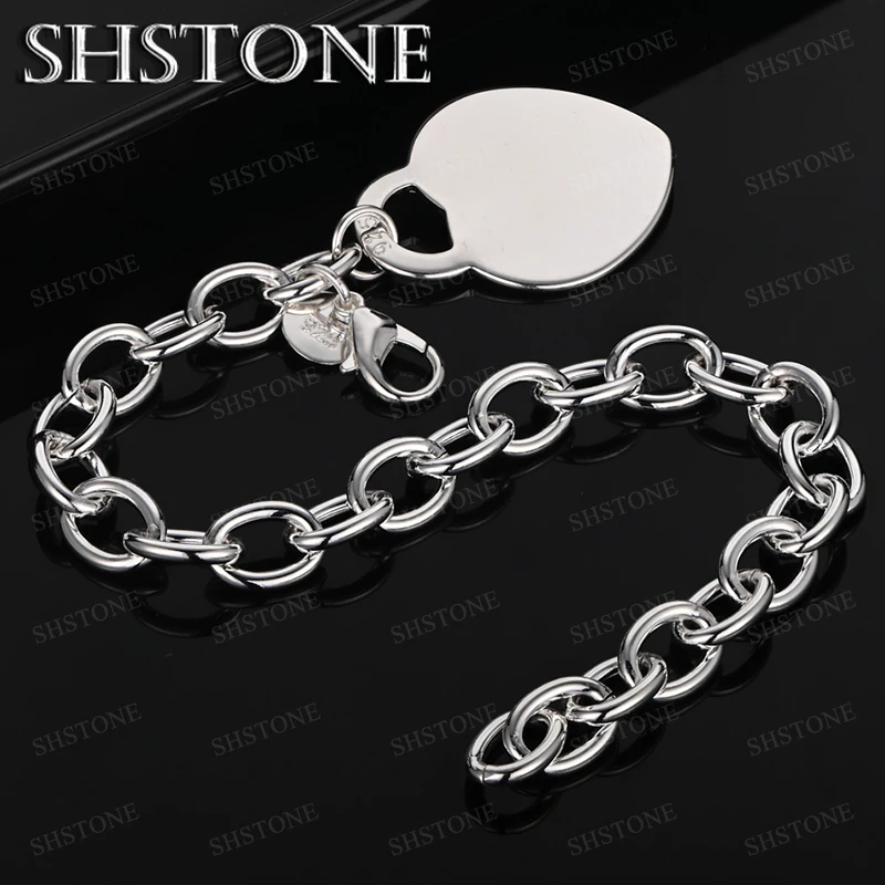 925 Sterling Silver Bracelets Fashion Delicate Bracelet Birthday Wedding Party Gift For Men Woman Fine Jewelry Ornament
925 Sterling Silver Bracelets Fashion Delicate Bracelet Birthday Wedding Party Gift For Men Woman Fine Jewelry Ornament