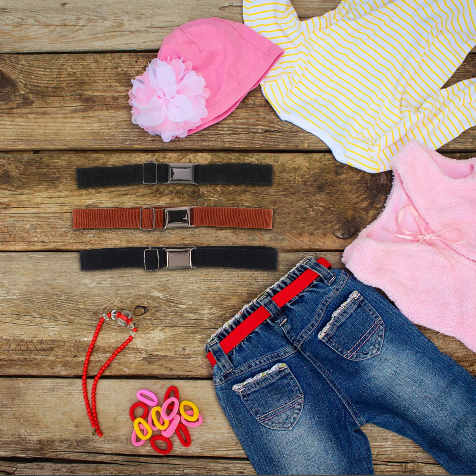 3pcs Adjustable Belt Elastic Waistband For Metal Buckle Jeans Trousers Pants Uniform Wear
3pcs Adjustable Belt Elastic Waistband For Metal Buckle Jeans Trousers Pants Uniform Wear