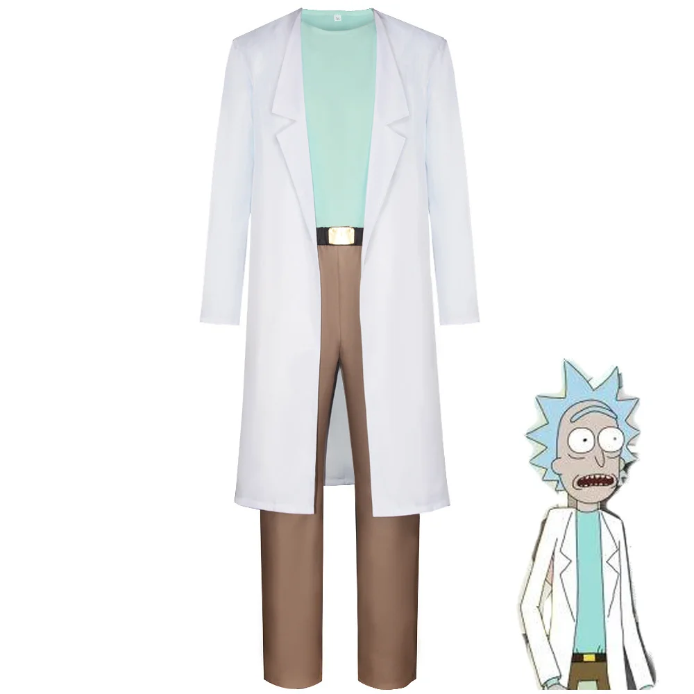 DY20Rick Cosplay Costume Rick Sanchez Men Scientist Outfit Halloween Male Costume25
DY20Rick Cosplay Costume Rick Sanchez Men Scientist Outfit Halloween Male Costume25