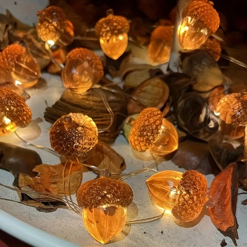 Thanksgiving Decorations Acorn Lights String,Battery Operated,Fall Lights for Home Bedroom Christmas Tree Halloween Party Decor
Thanksgiving Decorations Acorn Lights String,Battery Operated,Fall Lights for Home Bedroom Christmas Tree Halloween Party Decor